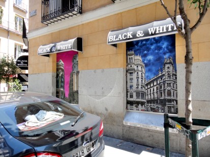 BLACK AND WHITE MADRID